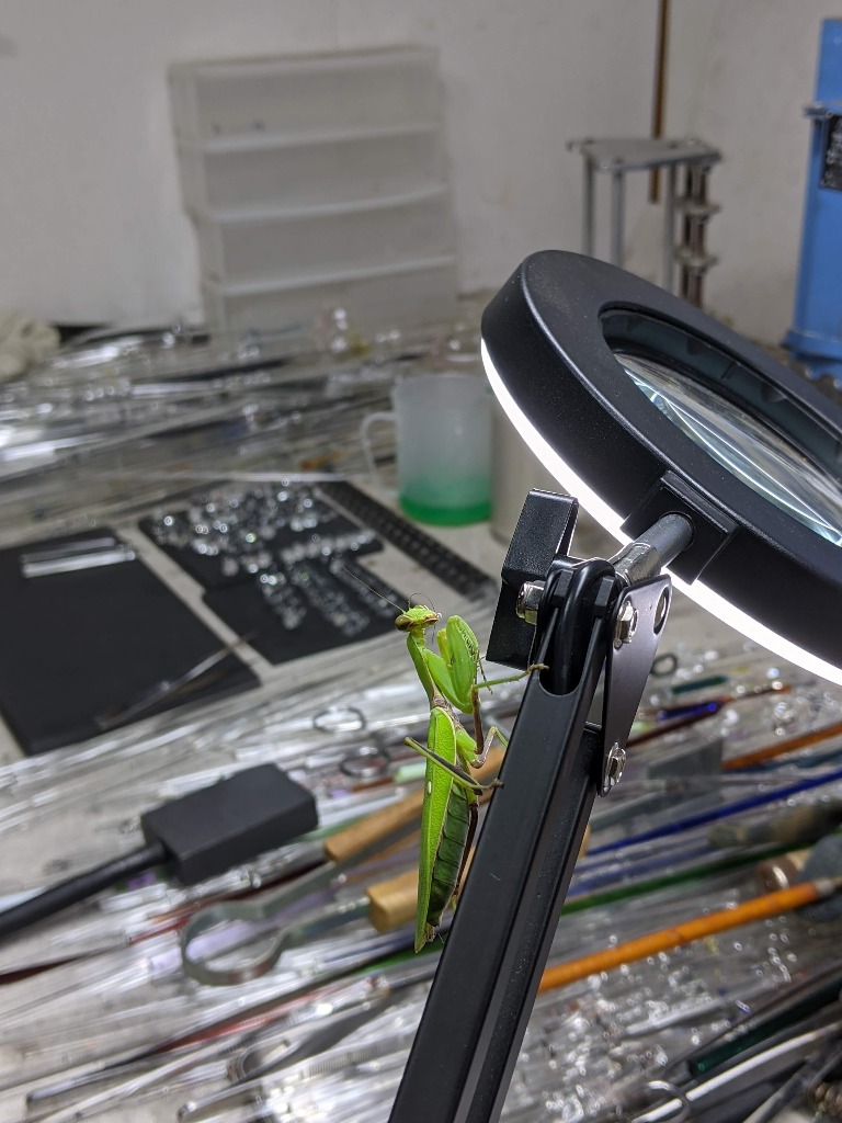 ガラスペン研磨してたらお客様2